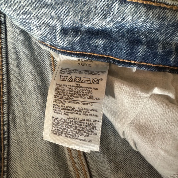 Old Navy OG Straight high-waisted Jeans. Size 8 Petite. - Picture 5 of 9